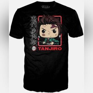Funko Pop! Demon Slayer Kimetsu no Yaiba Kamado Tanjiro T-Shirt - Size: Medium